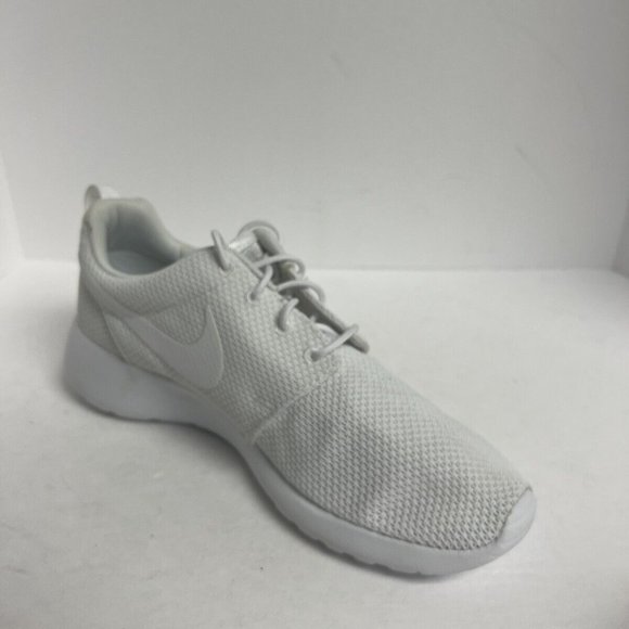 Nike Mens Roshe Run Running Shoe White 8 M main image 5